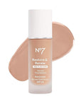 No7 Restore & Renew Multi Action Serum Foundation - Cool Vanilla - Liquid Foundation Makeup with Vitamin C, Vitamin E & Collagen for Face - Beauty Skin Serum Formula with Medium Coverage (30ml)