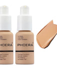 2 Pack PHOERA Foundation, 24HR Matte Oil Control