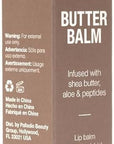 Palladio Butter Balm - Hydrating Lip Balm with Sheer Tint, Aloe, Peptides, Shea Butter, and Vegan Formulation for Instant Moisture, Shine, and Soothing Lip Care, Caramel Glazed