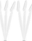 16 Pcs White Eyebrow Razor, Face Razors Multipurpose, Facial Razors for Women Men, Eyebrow Trimmers Shaver with Protective Cover, Dermaplaning Tools for Face Body Use, Facial Hair Removal Tools