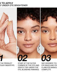 evpct 2Pcs under Eye Brightener, Nourishing Luminous under & 09#