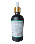 Seddy Organic Jamaican Black Castor Oil - with Rosemary & Peppermint in Glass Bottle - Cold Pressed | Hexane-Free | Promotes Hair Growth | Strengthens Hair | Hair Treatment Oil - 3.4 Fl. Oz