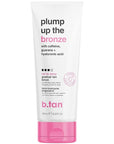 b.tan Dark Gradual Self Tanning Lotion | Plump Up the Bronze Everyday Glow Lotion - Develop a Bronzed Glow, Sunless Tanner Infused With Hyaluronic Acid, No Fake Tan Smell 8 Fl Oz