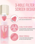 KIMUSE Soft Cream Blush Makeup, Liquid Blush for Dewy Finish