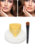 Cheese Shaped Lip Balm, Moisturizing Nourishing 0.3oz(02)