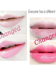 firstfly Pack of 6 Crystal Flower Jelly Lipstick, Long Lasting Nutritious Lip Balm Lips Moisturizer Magic Temperature Color Change Lip Gloss (Pink)