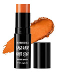 BOBISUKA Orange Face & Body Paint Stick Water-Based Washable Face Paint Makeup Stick for Halloween Pumpkin, Skeletons, Skull, Fox, Tiger, Cosplay, SFX, Sports Eye Black & Costume Party