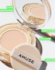 AMUSE Dew Jelly Vegan Cushion Foundation 01 SOONSOO