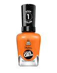 Sally Hansen Miracle Gel™, One Gel of a Party Gel-ebrate, Long Lasting, Gel-Like Formula, No UV Lamp Needed, Orange Nail Polish