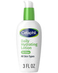 Cetaphil Daily Hydrating Lotion for Face, With Hyaluronic Acid, 3 fl oz, Lasting 24 Hour Hydration, for Combination Skin, No Added Fragrance, Non-Comedogenic