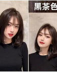 Hair Dye Shampoo Dark Brown Permanent YIZHONG Hair Color For 100% Gray Coverage Women Men Dark Easy Comb Dyeing (tea black brown)… (black tea)