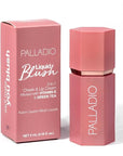 Palladio Liquid Blush for Cheeks & Lips 2-in-1 Makeup Face Blush, Weightless Cream Formula, Smudge Proof Long-Wearing Pigmented Blush, Natural Look Makeup Face Blushes, Shimmer Finish, Dainty
