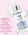 Skinny Tan Coconut Water Tanning Mist - Refreshing, Non-Sticky, and Fast Absorbing Formula - Formulated with Ultra-Hydrating Coconut Water - Delicious Tropical and Vanilla Scent - Medium - 5 oz