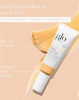 Glo Skin Beauty C-Shield Anti-Pollution Moisture Tint - Tinted Moisturizer With SPF 30 for Face, Broad Spectrum Protection & Vitamin C, 1.7 Oz (3W-Light)