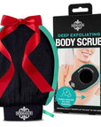 Dermasuri - Deep Exfoliating Glove - Polishing Mitt Body Scrubber - Korean Skin Cleaner Exfoliator & Dead Skin Buffing Treatment - Gifts for Women & Men - Keratosis Pilaris Scrub Remover - (1 Pack)