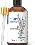 HIQILI 1 Fl Oz Citronella Essential Oil, 100% Pure Undiluted for Aromatherapy Diffuser for Home - 30ML