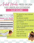 Ardell Winks Press On Eyelash Extensions, Volume - DIY Lash Clusters, 30 Individual Lashes, Natural Look Lashes with Applicator, 1 Pack