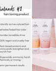 FOUR REASONS Color Mask - Bronze - (27 Colors) Toning Treatment, Color Depositing Conditioner, Tone & Enhance Color-Treated Hair - Semi Permanent Hair Dye, Vegan and Cruelty-Free, 6.76 fl oz
