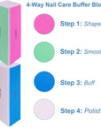 4 Way Nail Buffer Block