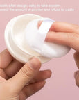 Dioche Loose Powder Container with Puff Sifter Lids,