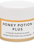 Farmacy Hydrating Face Mask - Honey Potion Plus Nourishing Skincare Facial Mask with Niacinamide, Ceramides + Pro-Vitamin B5 to Protect + Replenish Moisture Barrier (9ml)