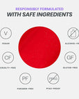 Wonderskin Wonder Blading Lip Stain Peel Off Masque - Long Lasting, Waterproof and Transfer Proof Red Lip Tint, Matte Finish Peel Off Makeup (Playful Stain & Go Masque)