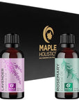Essential Oil Set for Skin and Hair - Extra Large 100% Pure Essential Oils for Skin Hair and Nails with Premium Lavender Peppermint Tea Tree and Rosemary - Multi Use Topical Essential Oil Kit - 4 Pack