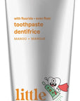 ATTITUDE Toothpaste with Fluoride, Prevents Tooth Decay and Cavities, Vegan, Cruelty-Free and Sugar-Free, Mango, 4.2 Oz