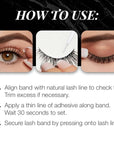 Ardell Faux Mink Lashes 815, Ultra-Soft, Natural Look False Eyelashes, Reusable Strip Lashes, 4 Pairs, 1 Pack