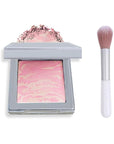 Face Blush Foundation Natural Brightening Silky Moisturizing Sodium Hyaluronate Bakery Crafted Glittering Powder