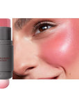 Cream to Powder Blush Stick, High Impact Color, Moisturizing Face Makeup (03#, 1 Count (Pack of 1))