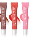NVLEPTAP 3PCS Lip Glowy Balm Lip Sleeping