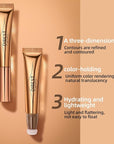 MEICOLY Liquid Blush Beauty Wand, Matte Face Blush