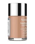 Neutrogena Healthy Skin Liquid Makeup Foundation with Broad Spectrum SPF 20 Sunscreen, Medium Coverage Foundation with Nourishing Pro-Vitamin B5, Chestnut 135, 1 fl. oz