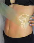 Aloe Wrap for Sunburn Relief – New Hydro-Gel After Sun Organic Aloe Skin Treatment for Long-Lasting Relief from Pain, Itching, and Peeling. Made in The USA with 100% certified organic Aloe