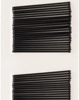 Amazon Basics Bobby Pins, Black Hair Pins for all Hair types, 48 Count
