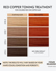 Four Reasons Color Mask - Red Copper - (27 Colors) Toning Treatment, Color Depositing Conditioner, Tone & Enhance Color-Treated Hair - Semi Permanent Hair Dye, Vegan and Cruelty-Free, 6.76 fl oz