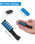 New Hair Chalk Comb Temporary Bright Hair Color Dye for Girls Kids, Washable Hair Chalk for Girls Age 4 5 6 7 8 9 10 New Year Birthday Cosplay DIY, Halloween, Christmas (Blue)