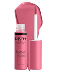 NYX PROFESSIONAL MAKEUP Butter Gloss, Non-Sticky Lip Gloss - Angel Food Cake (True Mauve)