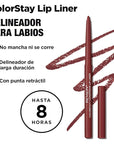 Revlon ColorStay Lipliner with Sharpener, Reds 100, 0.01 Ounce (28 g)