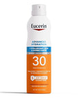 Eucerin Advanced Hydration SPF 30 Sunscreen Spray, Lightweight Sunscreen Lotion Spray, Hypoallergenic, Fragrance Free and Alcohol Free, 6 Oz Spray Bottle