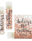 Andaz Press Personalized Milestone Birthday Party Glitter