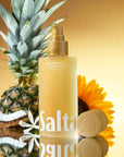 Saltair Body Oil. Luxurious Golden Hour After Shower and Bath Oil Moisturizer for Women and Men. Botanical, Non-Greasy, and Well-Absorbing Lotion for Hydrating Dry Skin. 4oz Pump Bottle