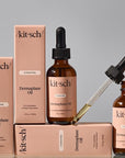 Kitsch Hydrating Dermaplane Oil, Face Shaving Oil for Women - use with Dermaplaning Tool, Razor, Shaver or Microblades for Face for Close Shave, with jojoba, vitamin E, grapeseed & argan oil - 2oz