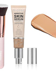 2024 New PHOERA Foundation Makeup for Mature Skin, Buff Beige)