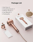 DREAME Hair Glory Combo High-Speed Hair Dryer, 110,000 RPM Motor, 300 Million Negative Ions, Fast-Dry in 2 Minutes, Lightweight & Quiet, Smart Temp Control, Ideal for Smooth, Shiny Hair