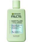 Garnier Fructis Hair Filler Moisture Repair Conditioner, Sulfate Free Conditioner for Curly, Wavy Hair with Hyaluronic Acid, 10.1 Fl Oz, 1 Count