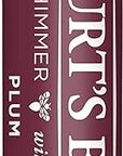 Burt's Bees® 100% Natural Origin Moisturizing Lip Shimmer, Plum, 1 Tube (Package May Very)