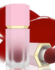 Liquid Blush for Cheeks, Soft Cream Blush with Cushion Applicator, Dewy Finish Matte Velvet Texture, High-Pigmented Blendable, Long-Wearing Rubor Makeup | #08 ARDOUR-Chili Red