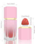 Liquid Blush for Cheeks, Soft Cream Blush with Cushion Applicator, Dewy Finish Matte Velvet Texture, High-Pigmented Blendable, Long-Wearing Rubor Makeup | #04 EBULLIENT-Cool Pink